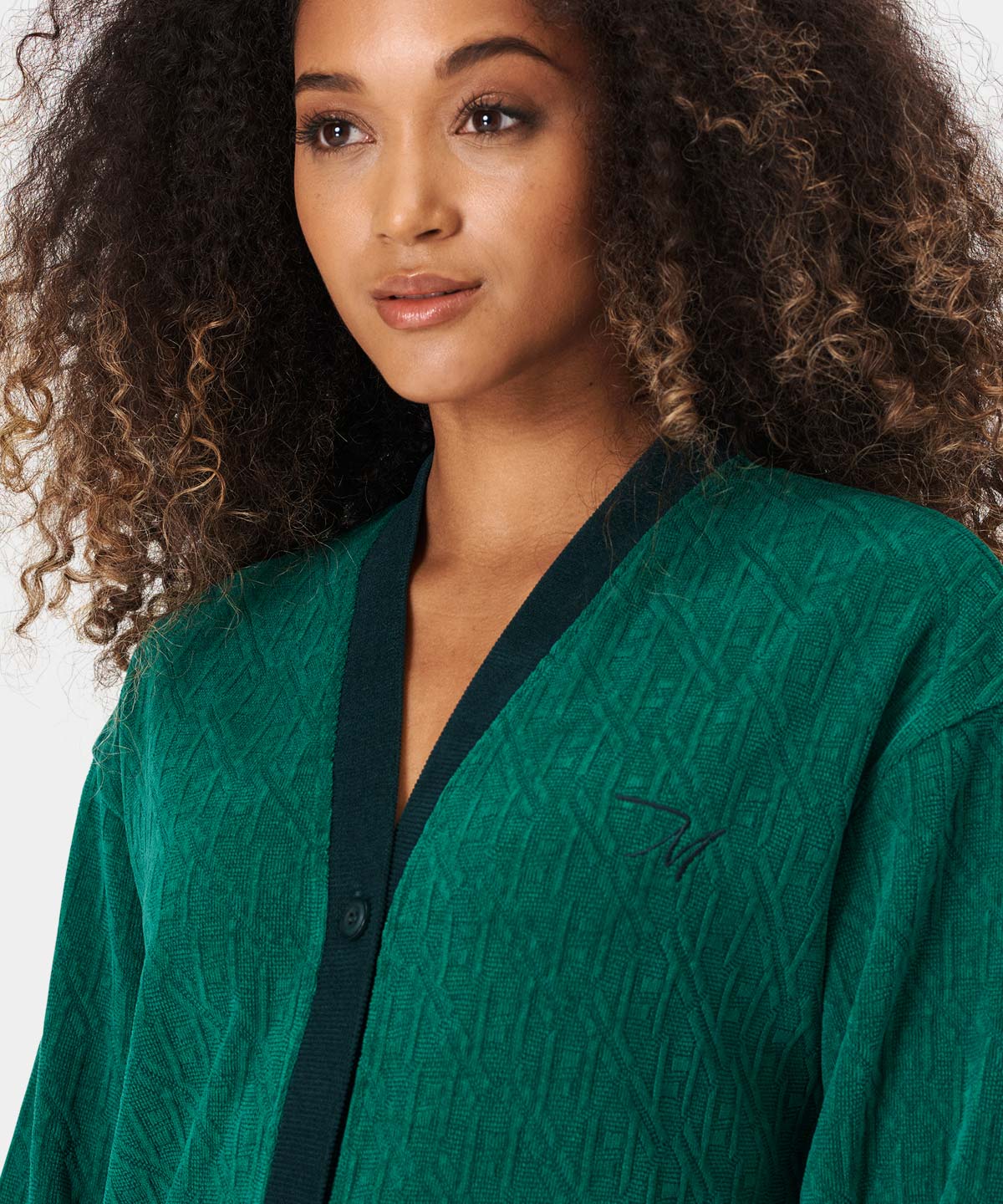 Green TB Oversized Cardigan Macade Golf