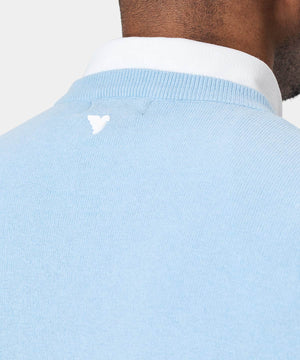 Powder Blue Tech Crewneck Macade Golf