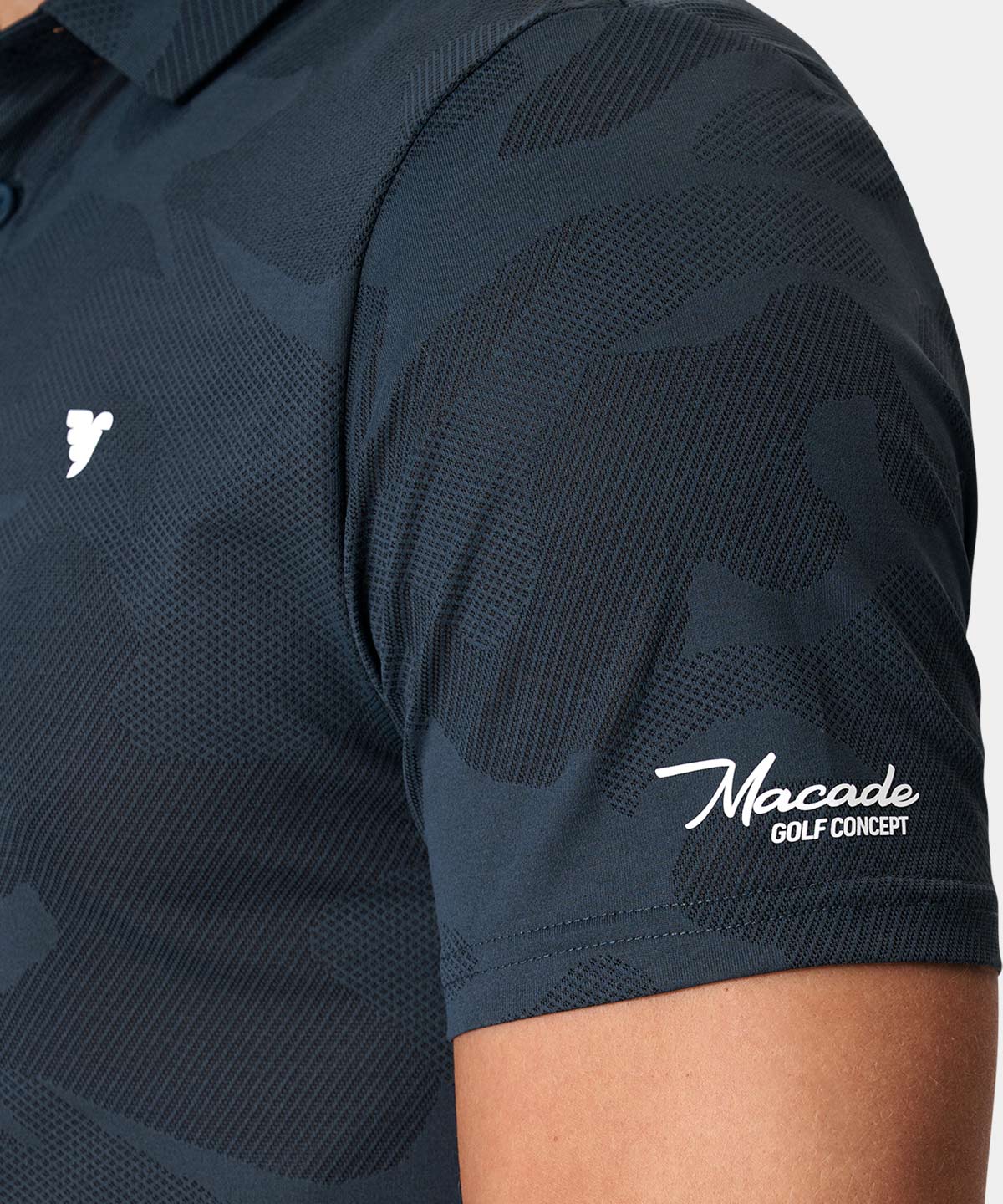 Nolan Charcoal Polo Shirt Macade Golf