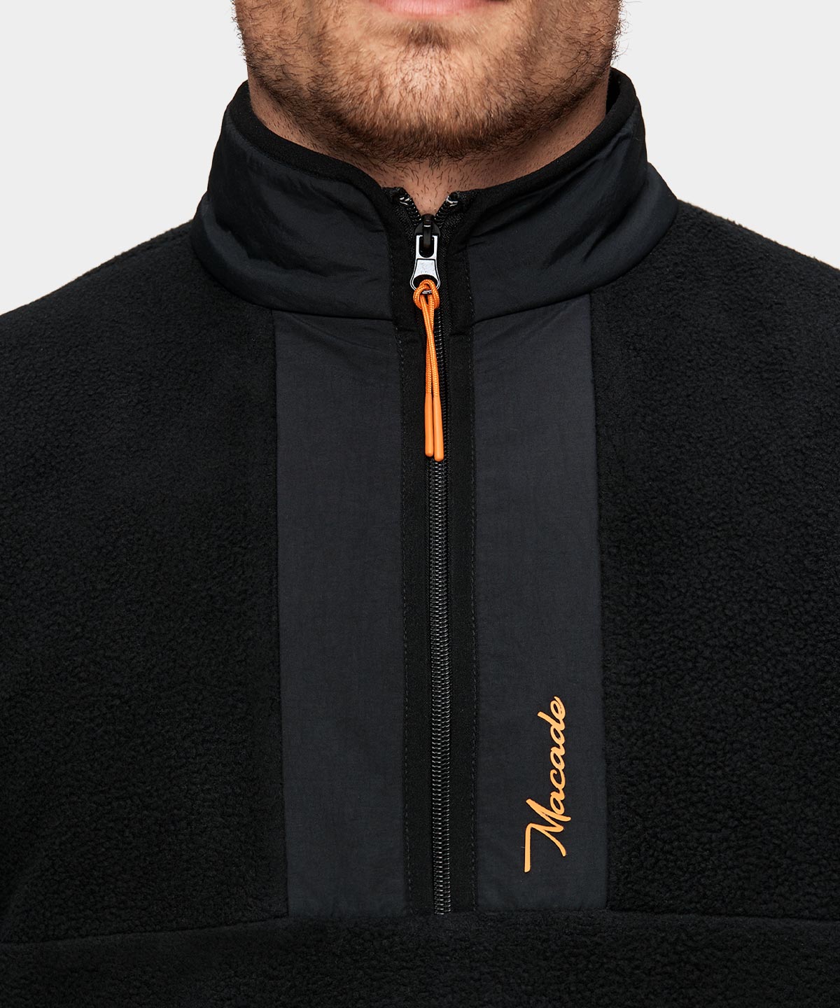 Black Performance Fleece Macade Golf
