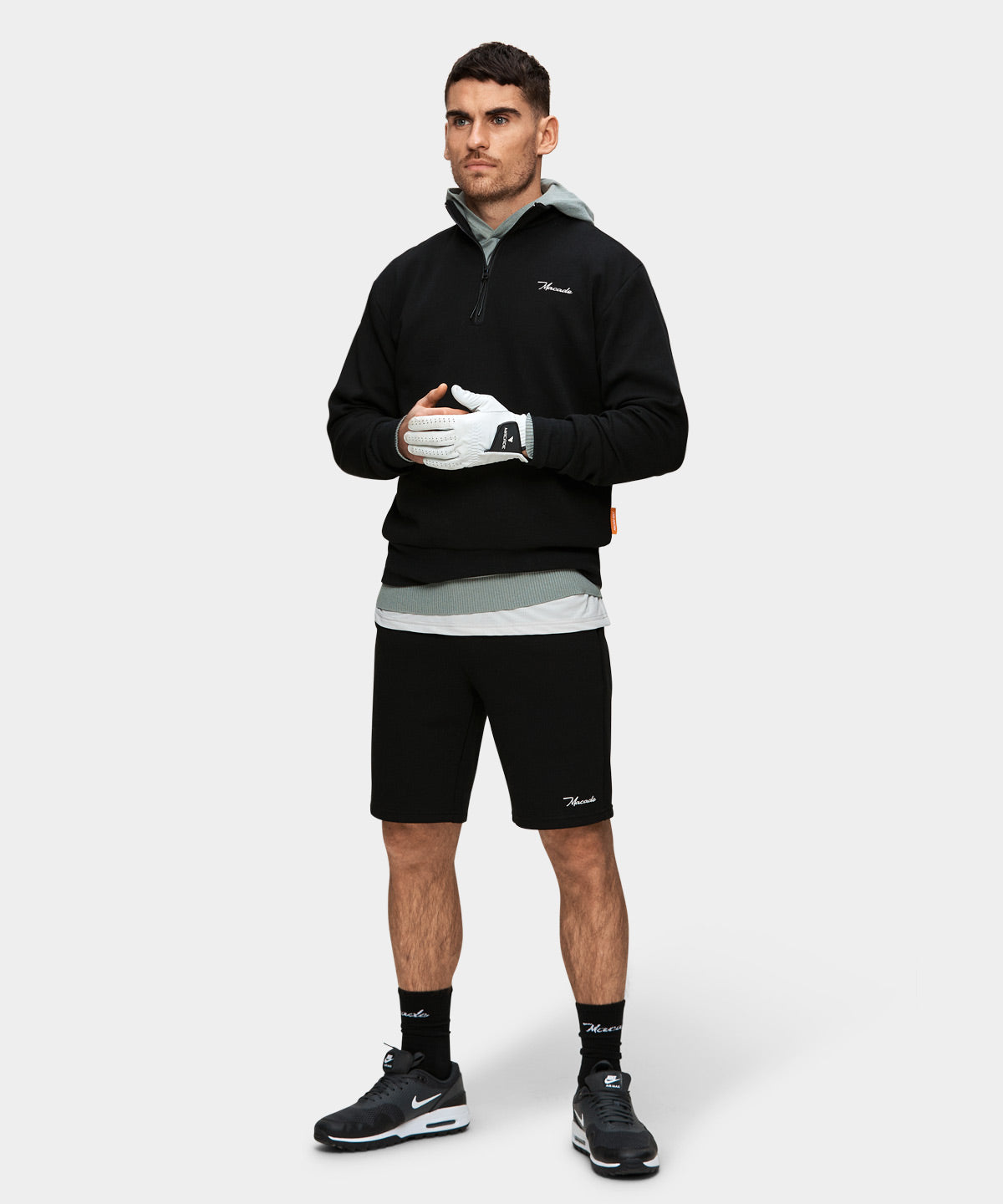Black Range Zip Sweater Macade Golf