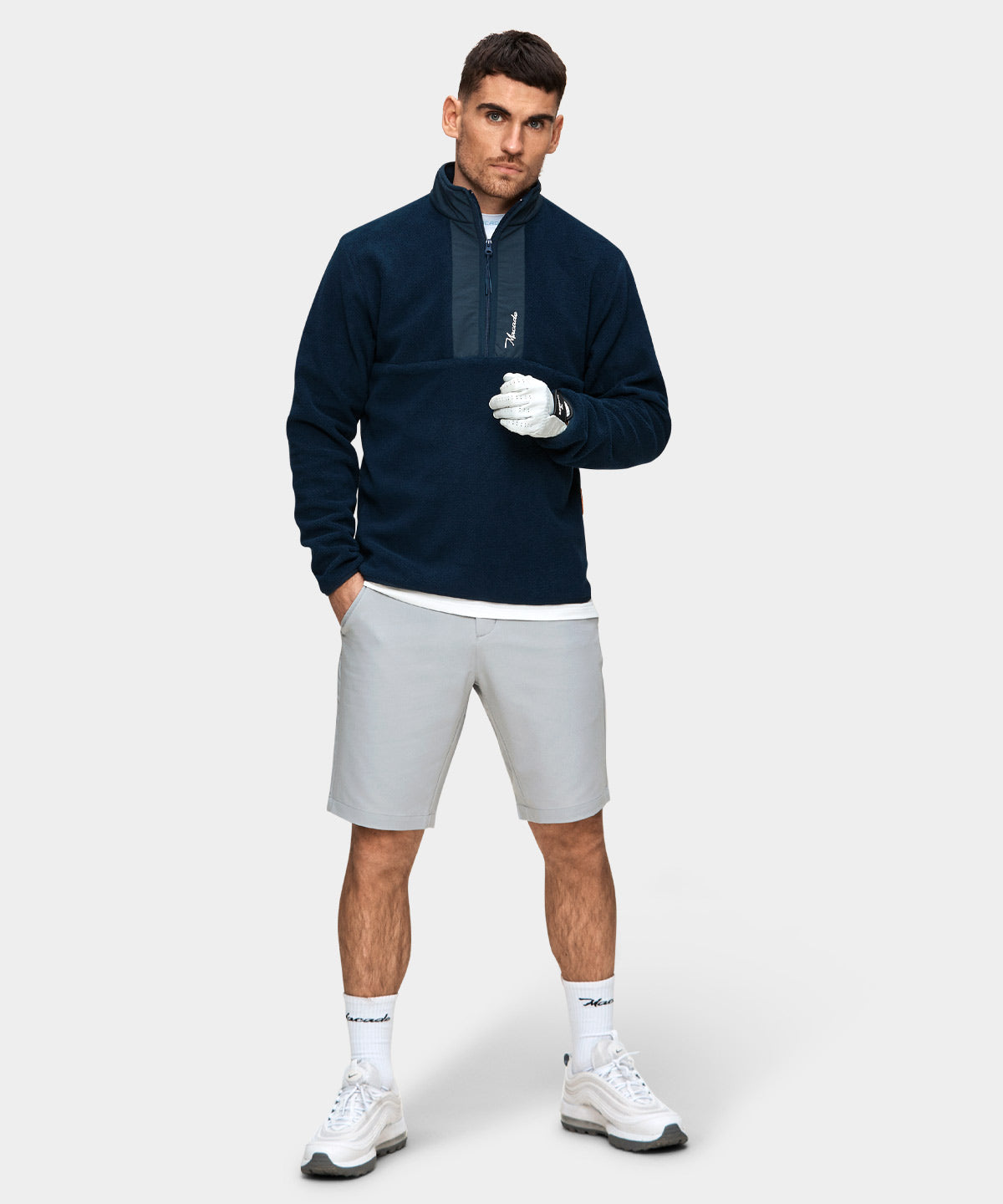 Navy Performance Fleece Macade Golf
