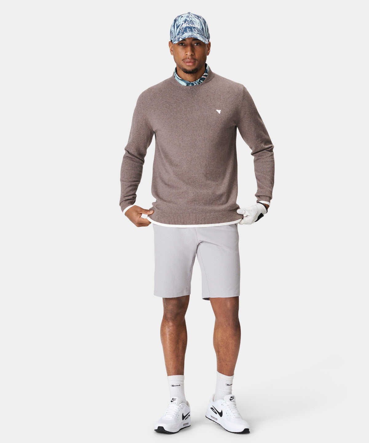 Brown Tour Bomber Sweater Macade Golf