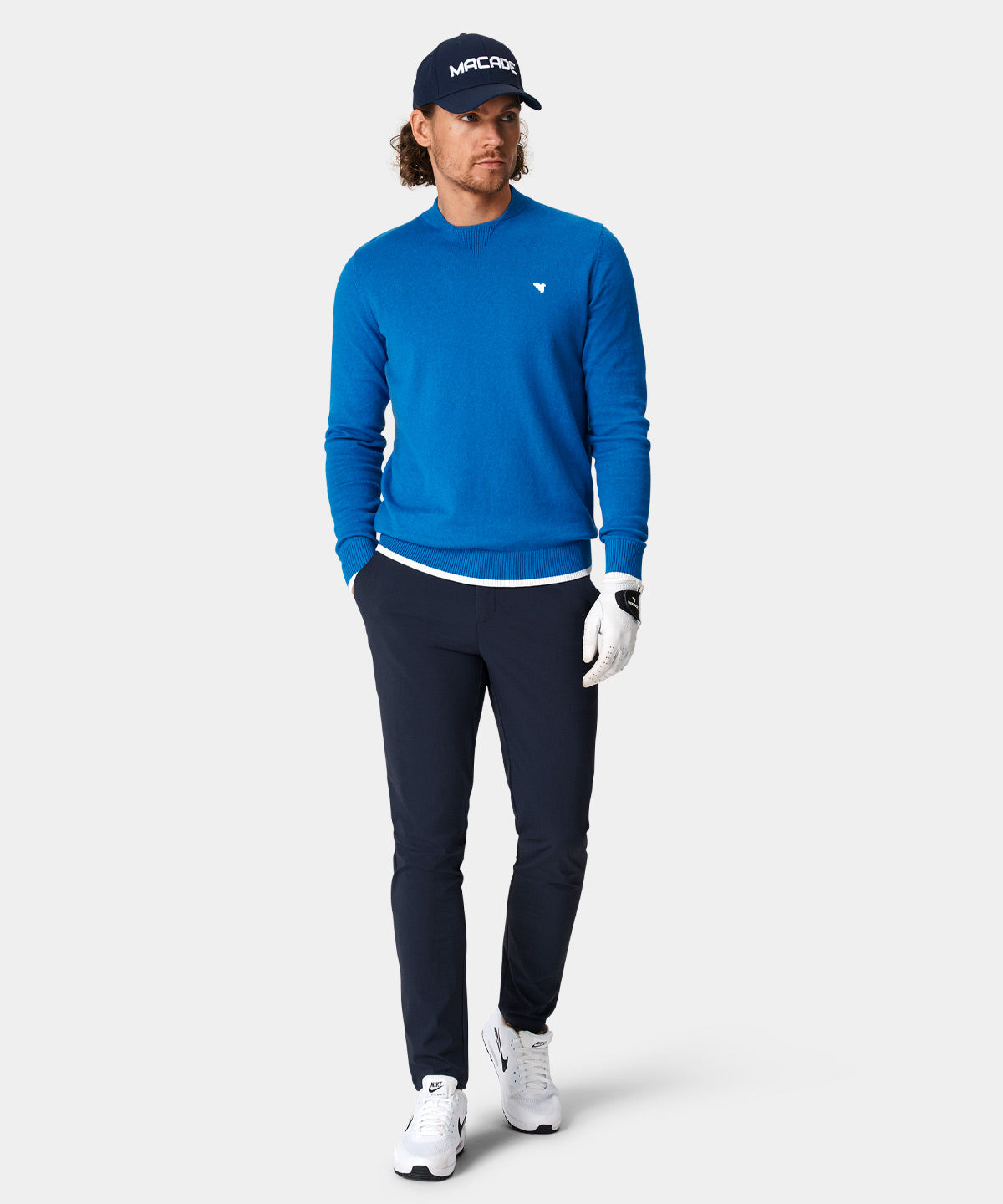 Cobalt Tour Bomber Sweater Macade Golf