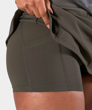 Olive Tech Range Skort Macade Golf