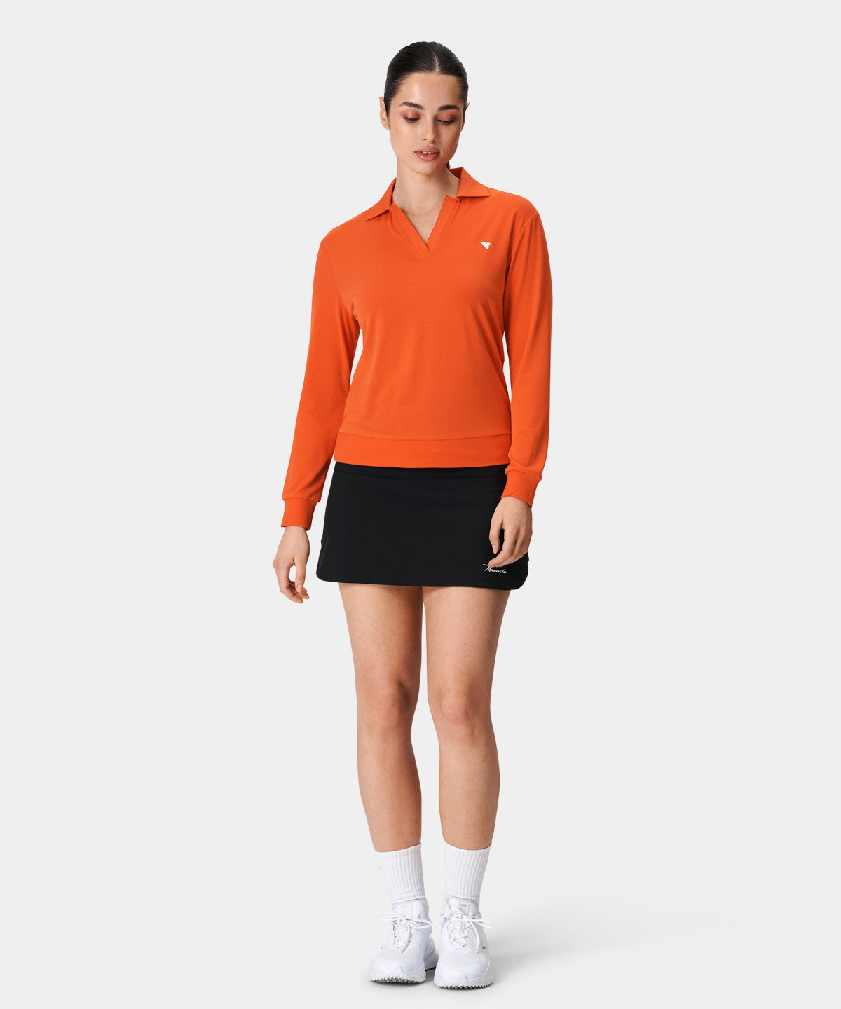 Sadie Red Long Sleeve Shirt Macade Golf