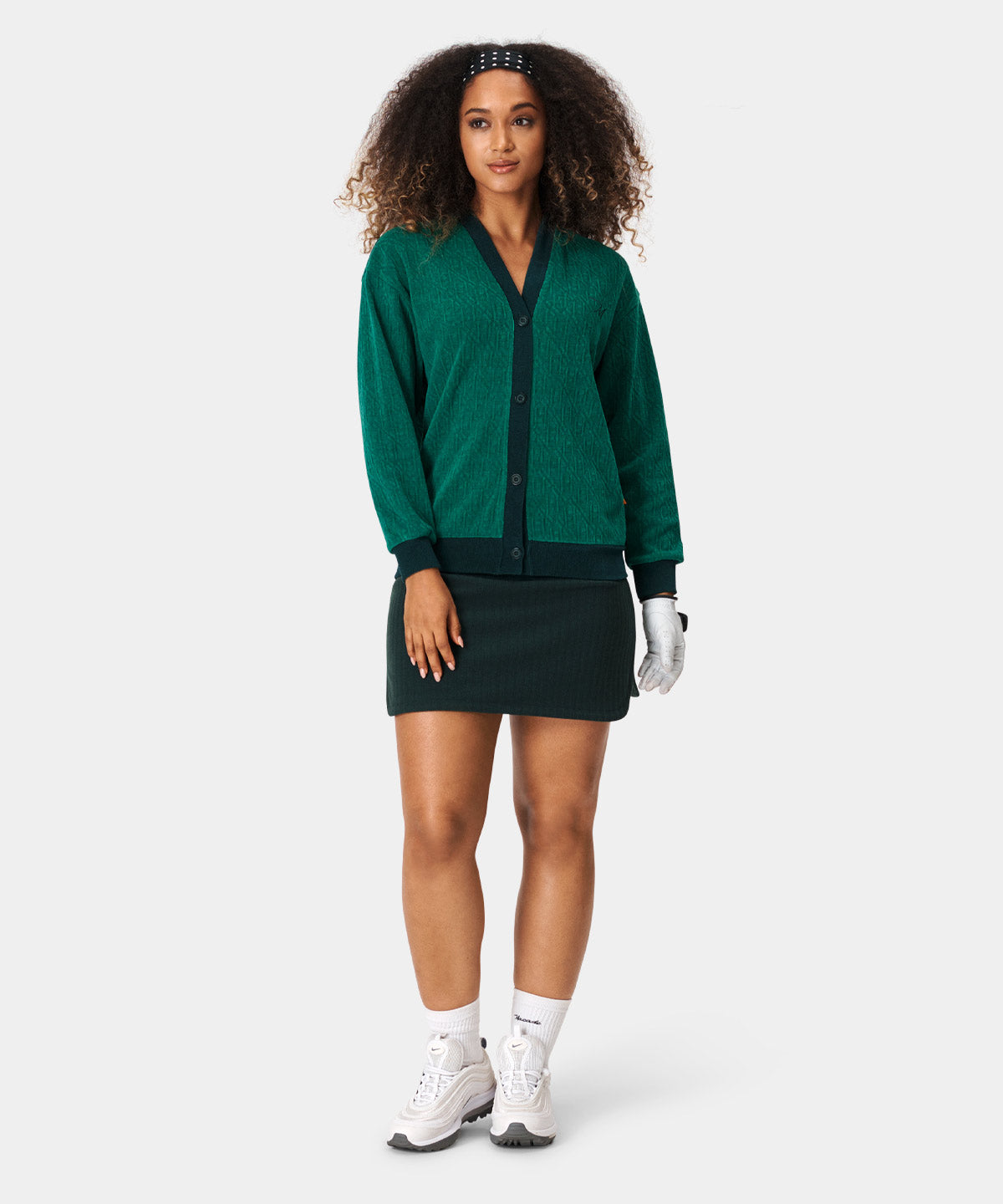 Green TB Oversized Cardigan Macade Golf