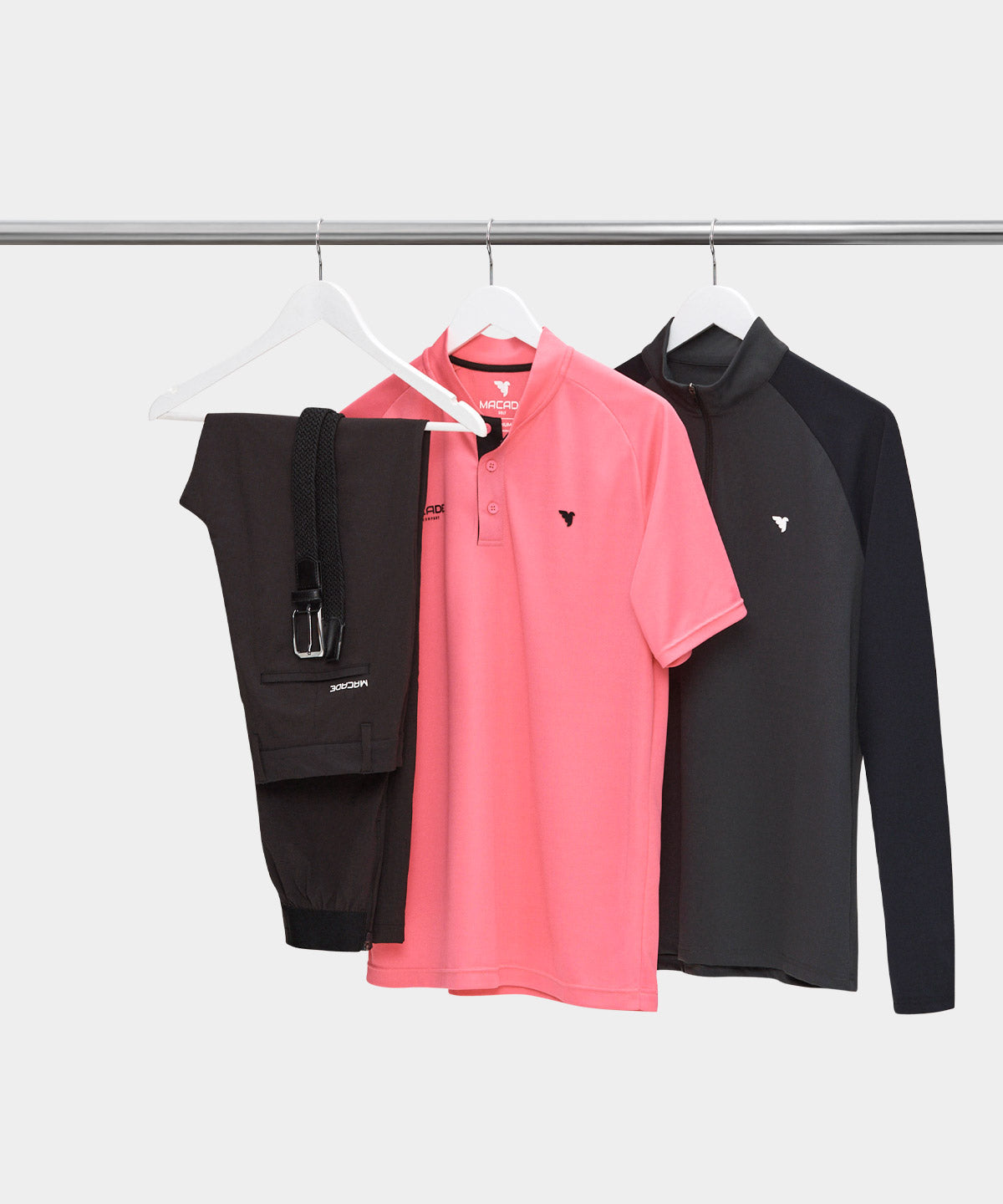Anthracite Tour Quarter Zip Macade Golf