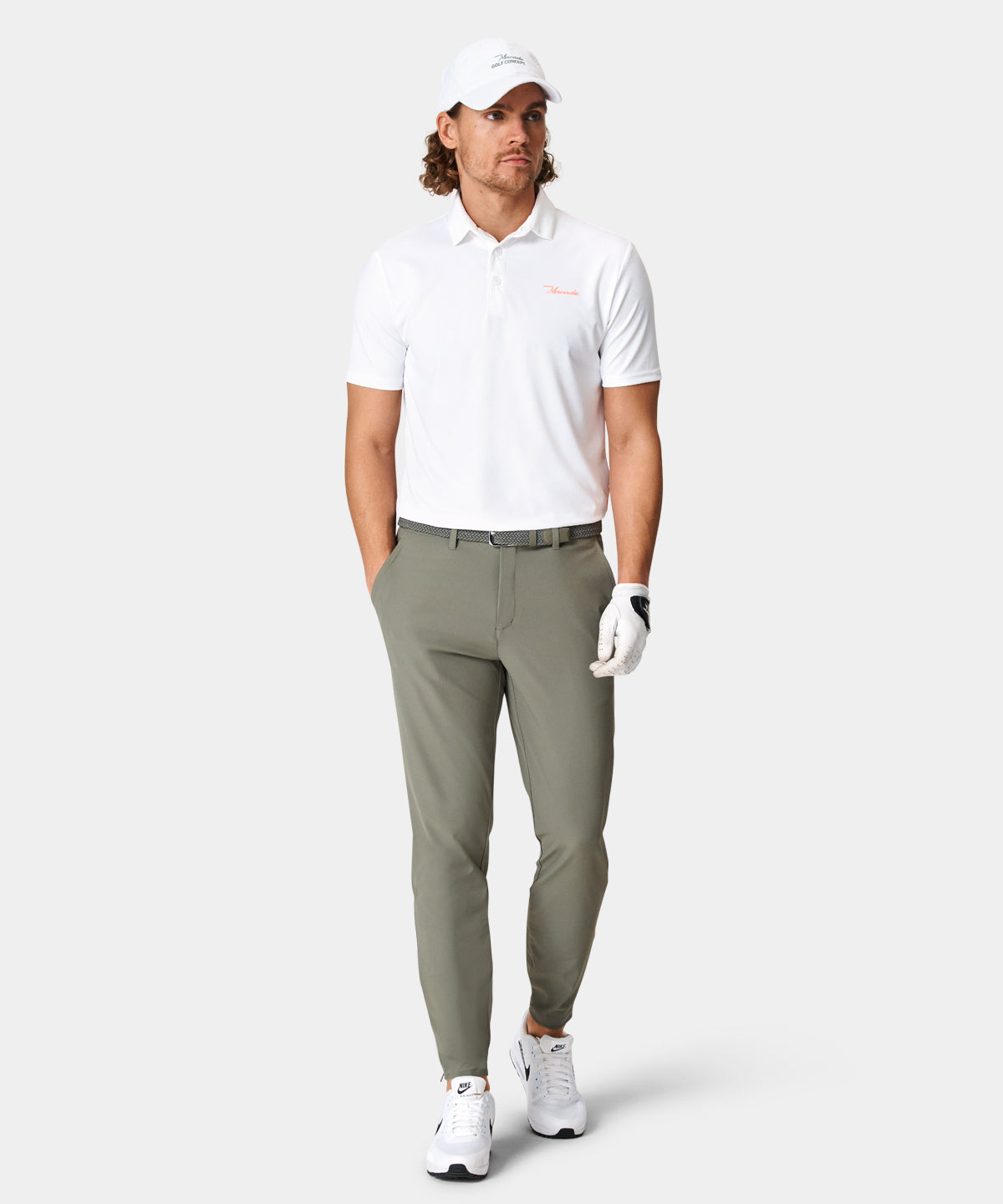 Jade Green Four-Way Stretch Jogger Macadegolf