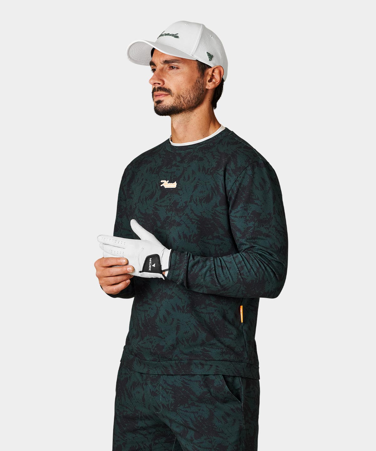 Fern Green Script Sweatshirt Macade Golf