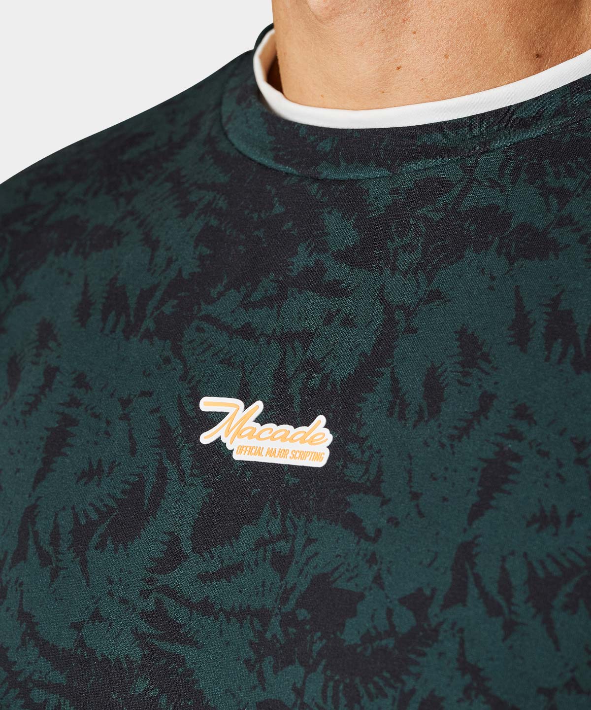 Fern Green Script Sweatshirt Macade Golf