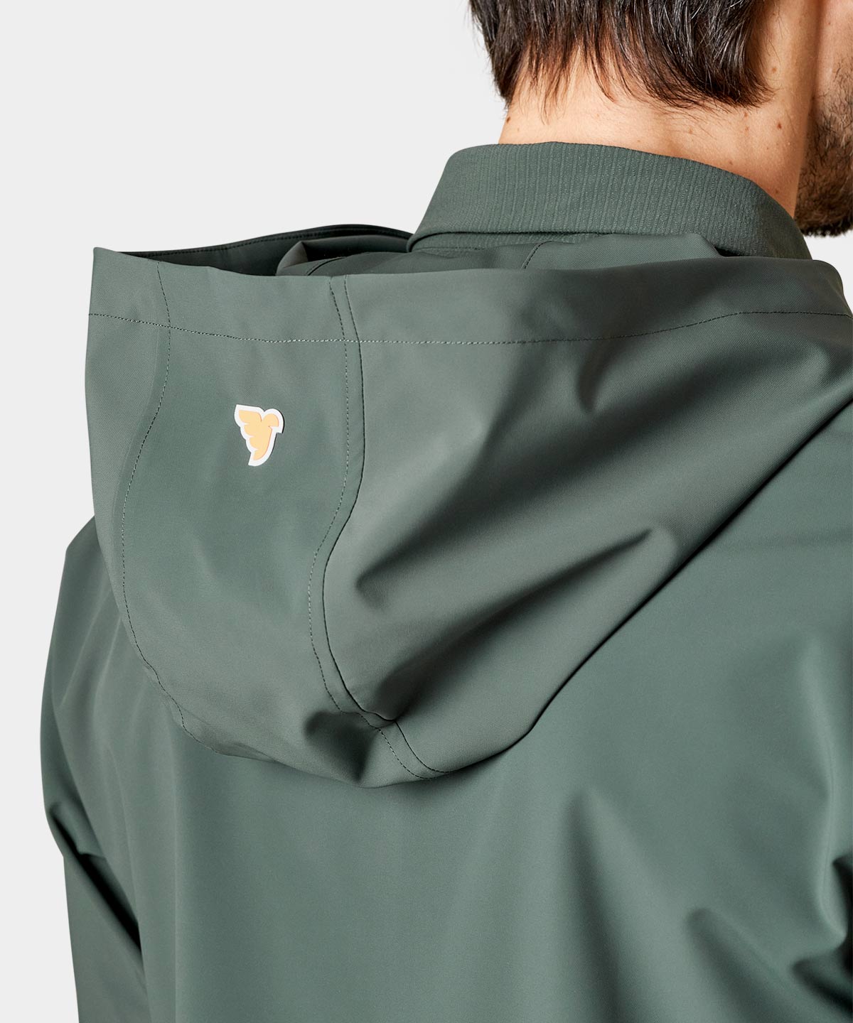 Juniper Green Script Zip Hoodie Macade Golf