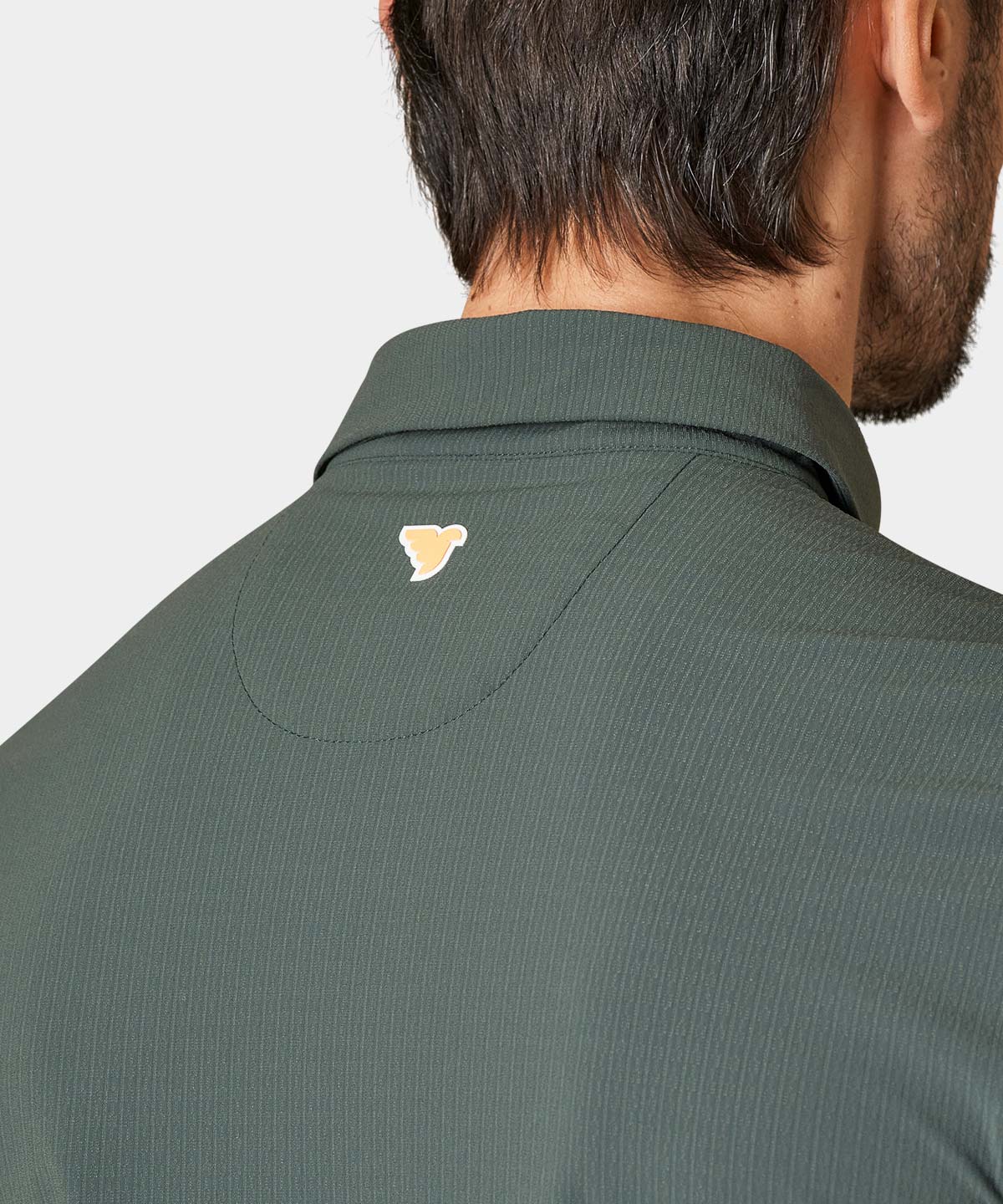 National Green Script Polo Shirt Macade Golf